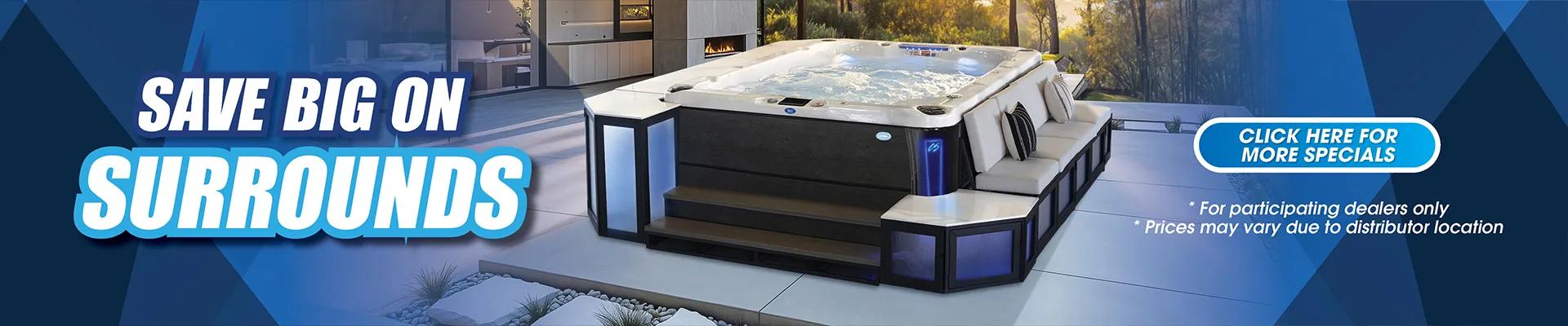 Calspas hot tub being used in a family setting - Kanasas