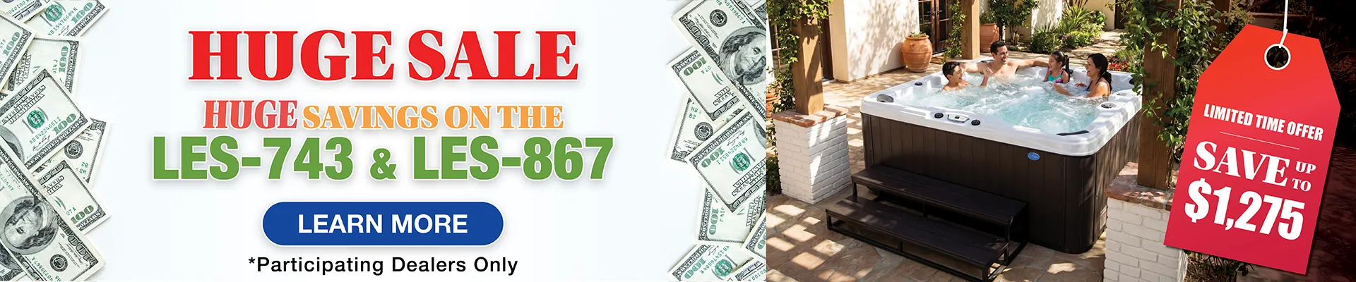 Calspas hot tub being used in a family setting - Kanasas